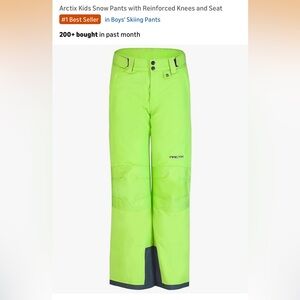EUC Arctix kids snow pants